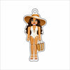 BLA-067 Brunette Nutcracker Ornament | 0.25Acrylic Ornament