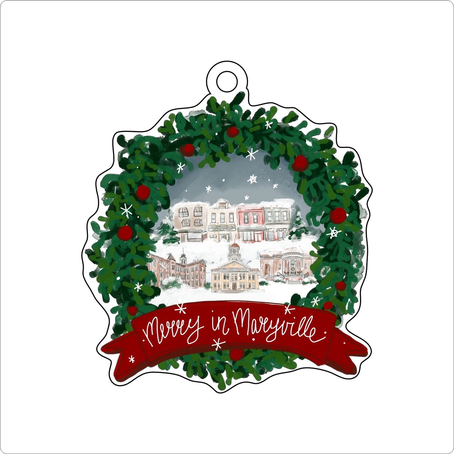 BPM-029 Merry in Maryville | 0.25Acrylic Ornament |