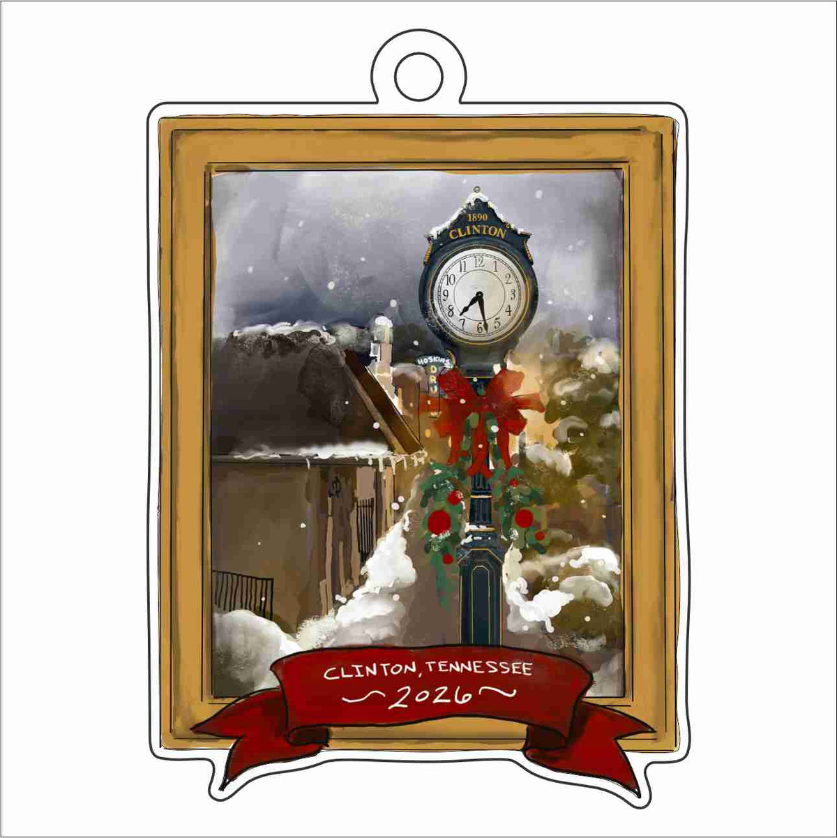 BPM-037 Clinton 2026 Ornament | 0.25Acrylic Ornament
