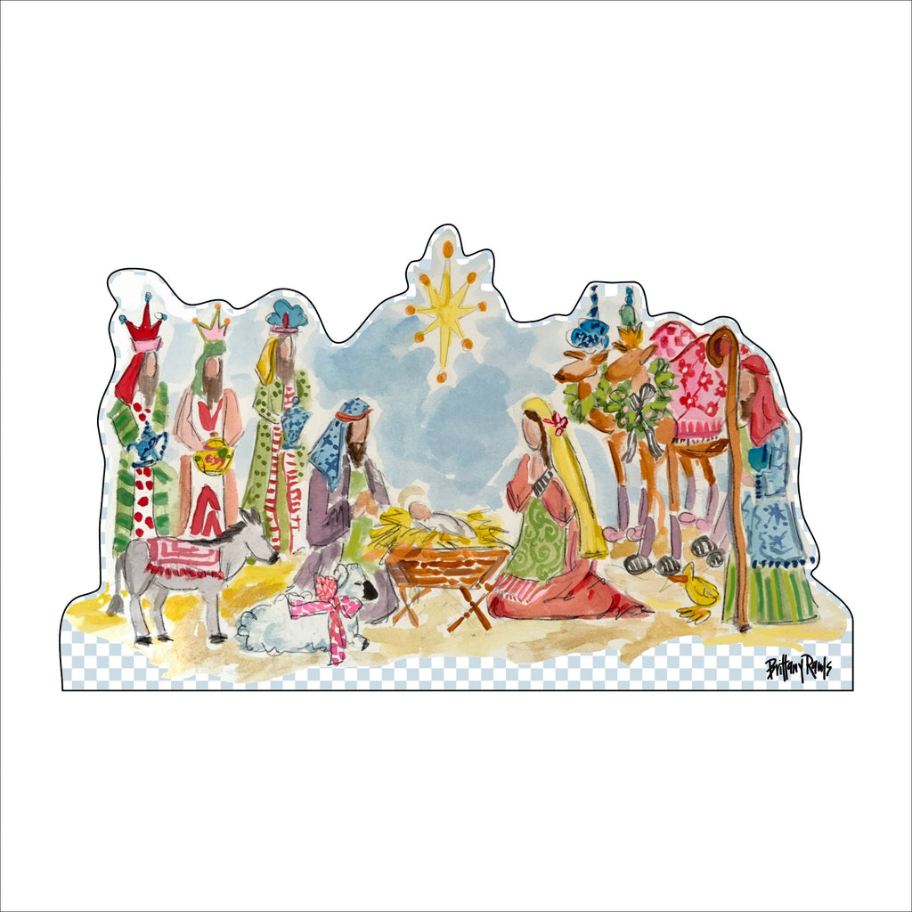 BRA-001 Nativity Scene | 0.75in. Acrylic Contour | Case Bundle of 100
