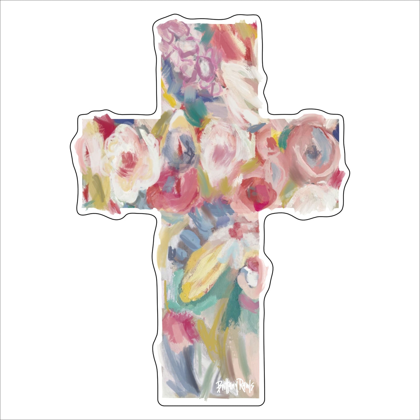 BRA-007 Cross | 0.75in. Acrylic Contour | Case Bundle of 100