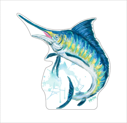 BRA-008 Big Rock Blue Marlin | 0.75in. Acrylic Contour |