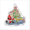 BRA-014 Santa Manger | 0.25in. Acrylic Ornament | Case Bundle of 25