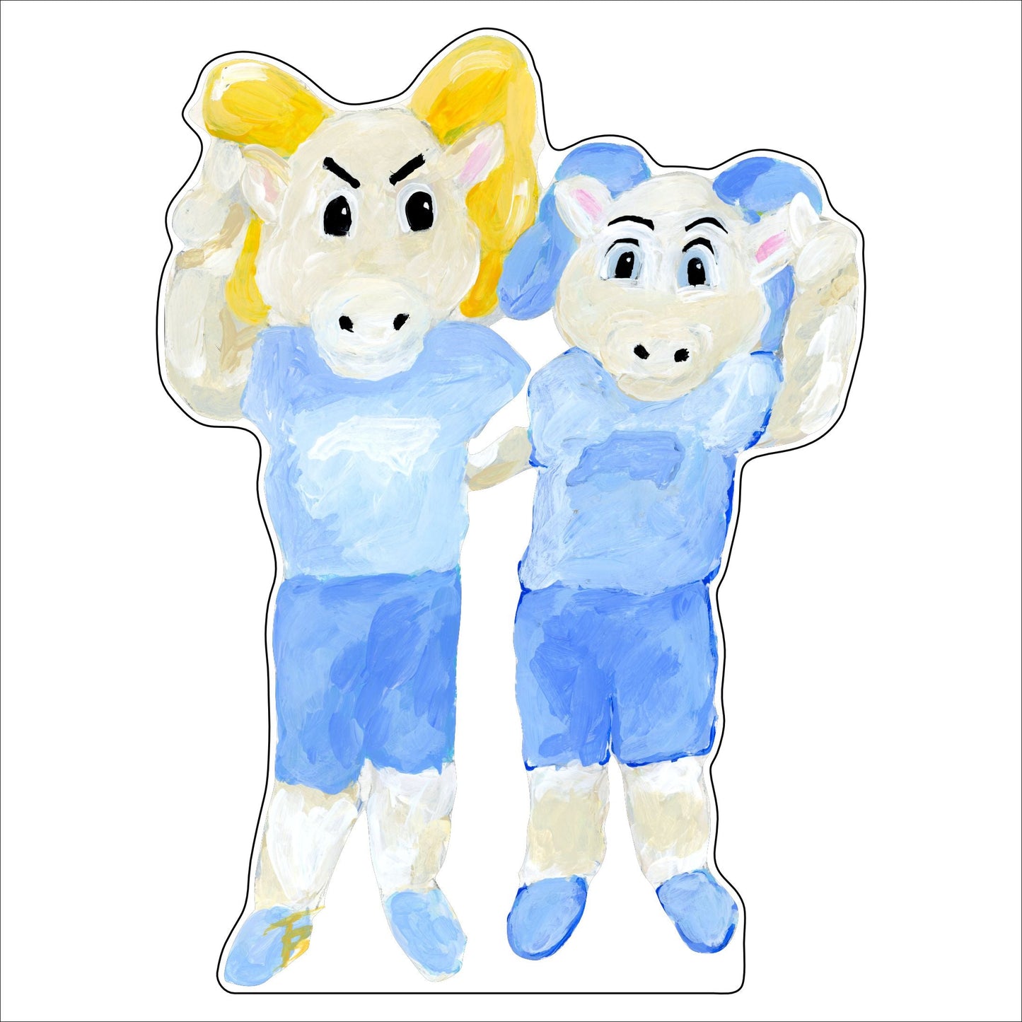 Ram Friends | 0.75in. Acrylic Cutout | Case (any 10+)