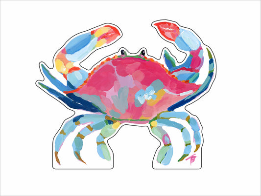 BTA-046 Colorful Crab | 0.75Acrylic Contour |