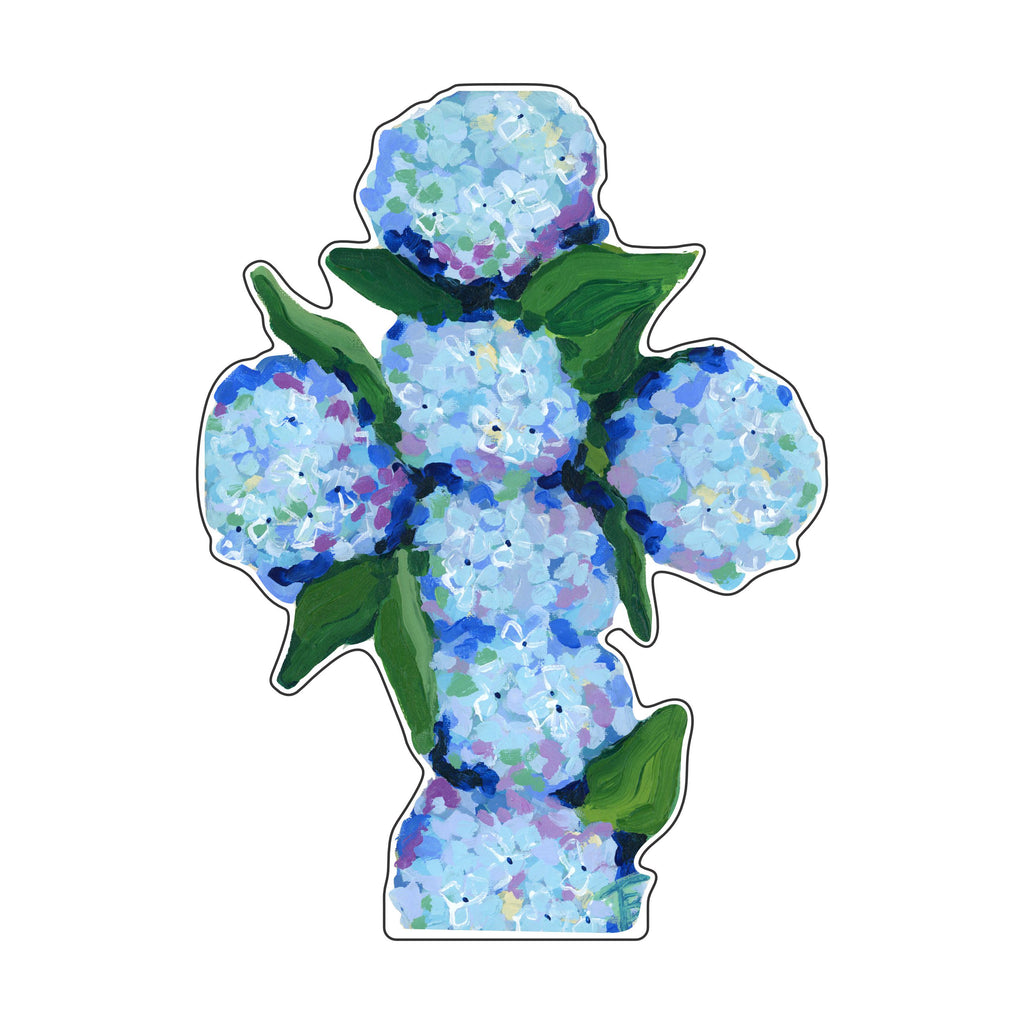 BTA-051 Flower Cross | 0.75Acrylic Contour