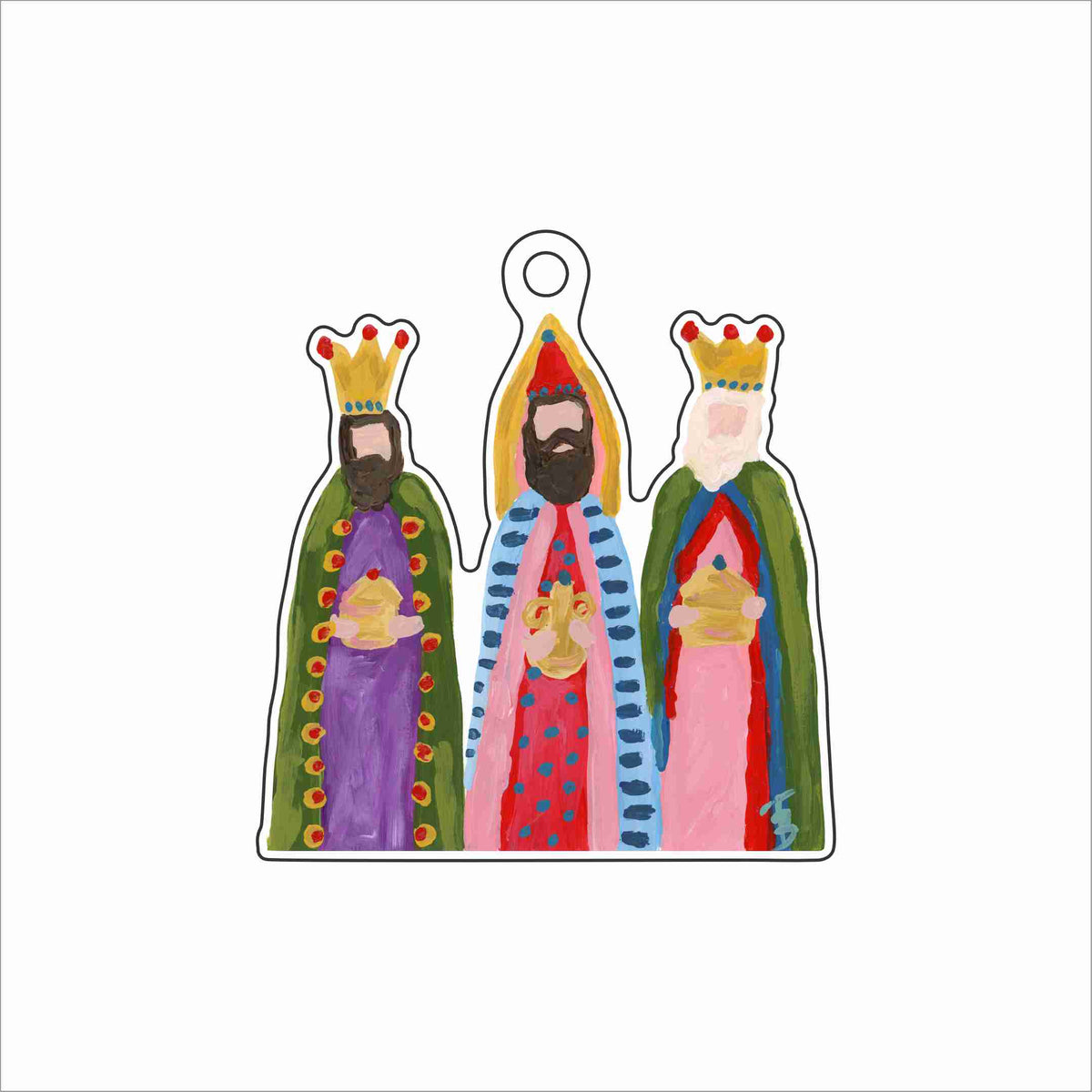 BTA-058 Wise Men Ornament | 0.25Acrylic Ornament
