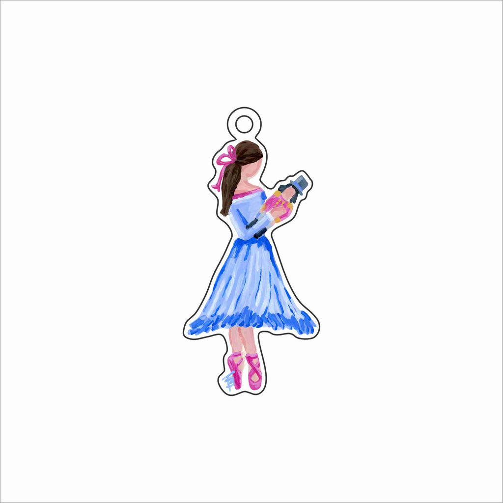 BTA-060 Clara Ballerina Ornament | 0.25Acrylic Ornament