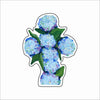 BTA-062 Flower Cross Magnet | 0.125Acrylic Magnet | Case of 4