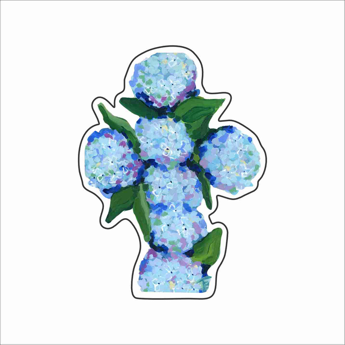 BTA-062 Flower Cross Magnet | 0.125Acrylic Magnet | Case of 4