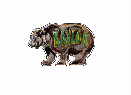 CMS-1445-C10 Baylor Bears Button | 0.125Acrylic Button | Set of 10
