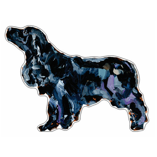 Black Cocker Spaniel | 0.75in. Acrylic Shelfie | Case of 25