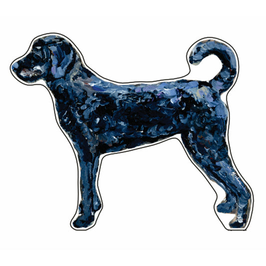 Black Labradoodle | 0.75in. Acrylic Shelfie | Case of 25