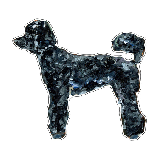 Black Poodle | 0.75in. Acrylic Shelfie | Case of 25