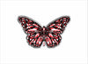 Butterfly Red & Black | 0.75in. Acrylic Cutout | Case Bundle of 25