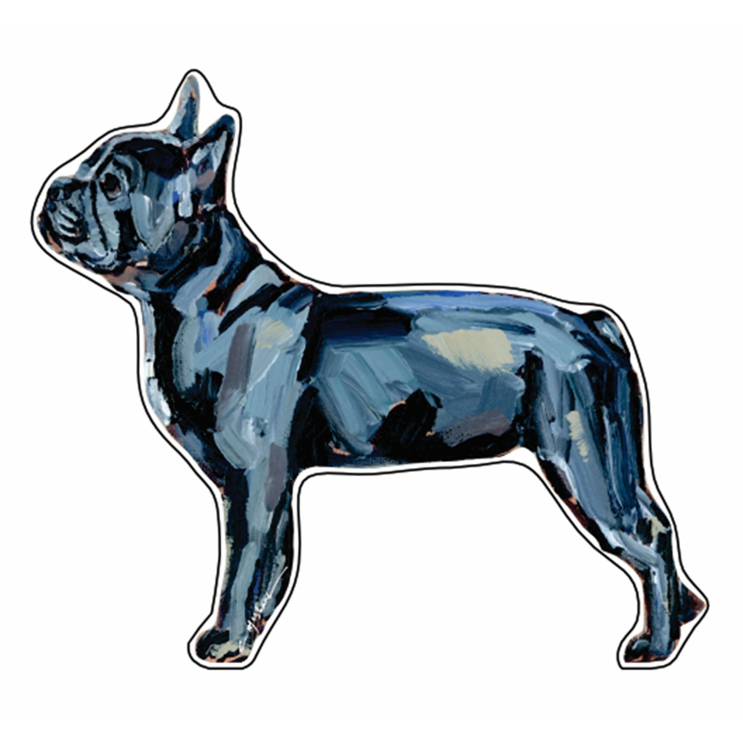Blue Frenchie | 0.50in. Acrylic Mini | Case of 25