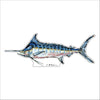 Blue Marlin Fish | 0.75in. Acrylic Cutout | Case Bundle any 10+ (Pack of 1)