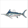 Blue Marlin Fish | 0.25in. Acrylic Ornament |  Case of 25