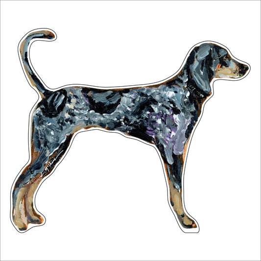 Bluetick Coonhound | 0.75in. Acrylic Cutout | Case Bundle any 10+ (Pack of 1)
