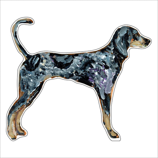Bluetick Coonhound | 0.75in. Acrylic Shelfie | Case of 25