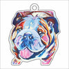 MKD-026 Bulldog | 0.25in. Acrylic Ornament | Mix & Match (10+)