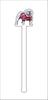 CMS-545-C4 Bulldog Red Drink Stirrer Set | 0.125Acrylic Stirrer | Set of 4