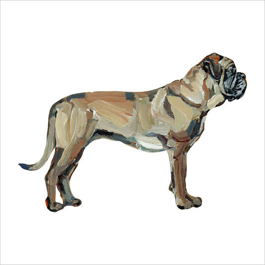 Bullmastiff Fawn | 0.75in. Acrylic Shelfie | Case of 25