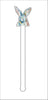 CMS-559-C4 Bunny Ears Drink Stirrer Set | 0.125Acrylic Stirrer | Set of 4
