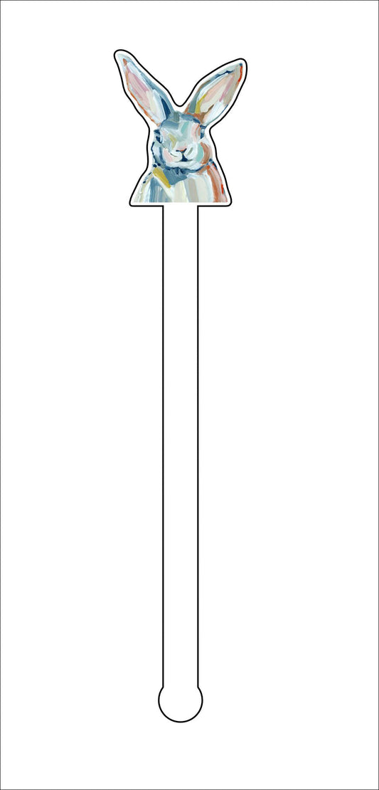CMS-559-C4 Bunny Ears Drink Stirrer Set | 0.125Acrylic Stirrer | Set of 4