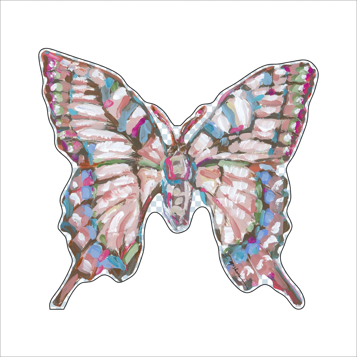 Butterfly 2 | 0.75in. Acrylic Shelfie | Case of 25