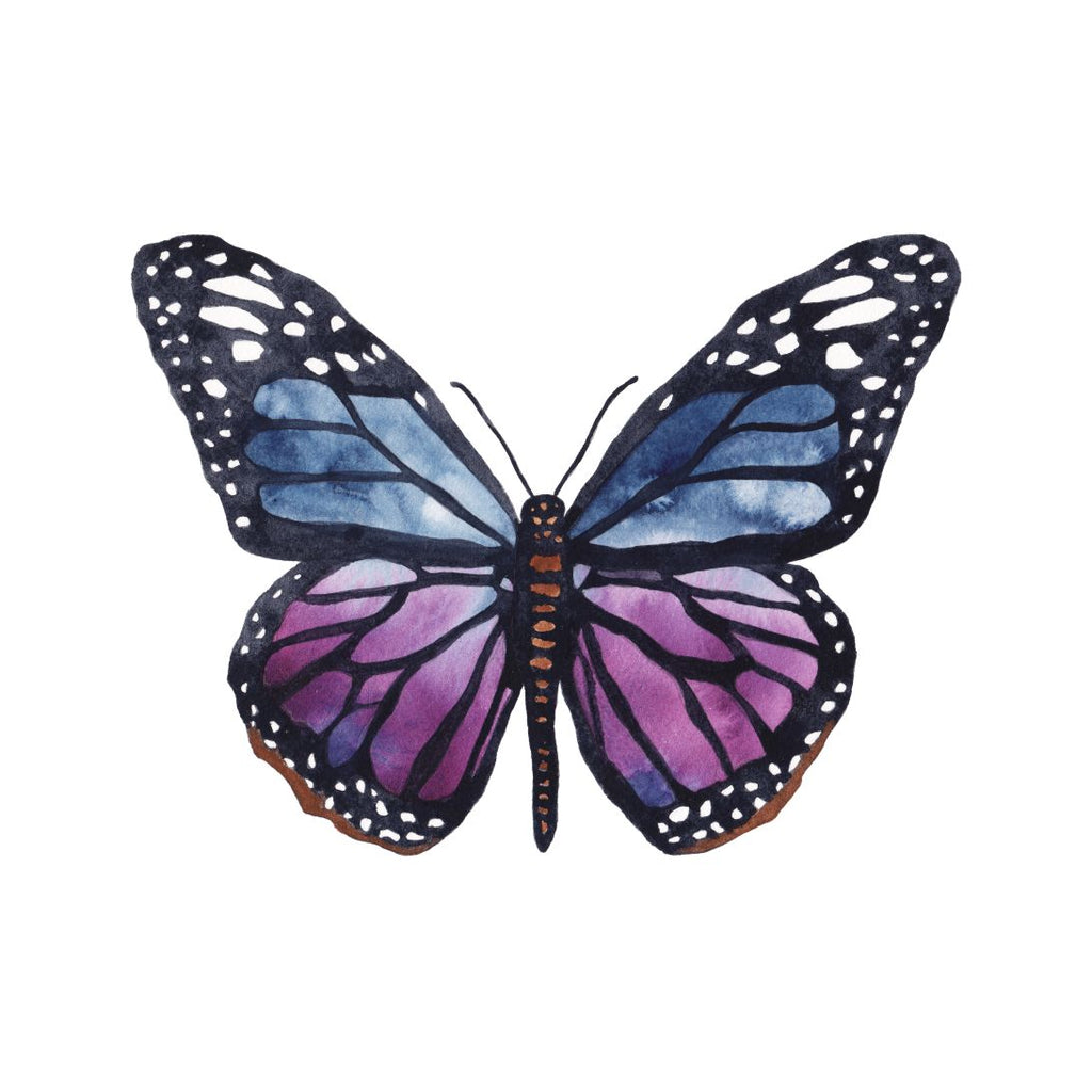 CCRT-046 Butterfly Purple Mini | 0.50" Acrylic Cutout | Case Bundle of 25