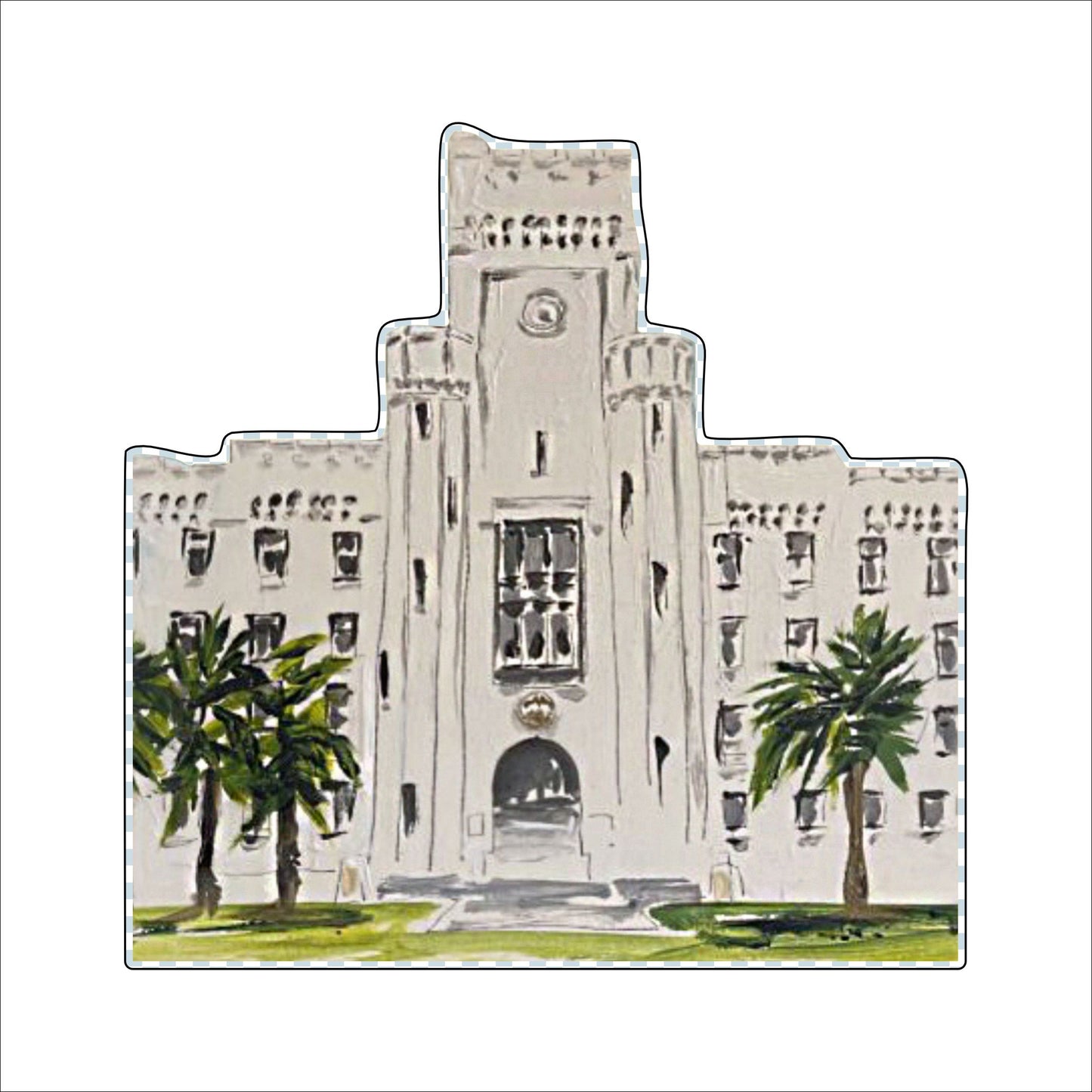 CAA-005 Citadel | 0.75in. Acrylic Cutout