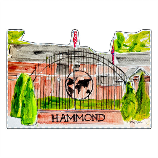 CAA-012 Hammond School | 0.75in. Acrylic Cutout