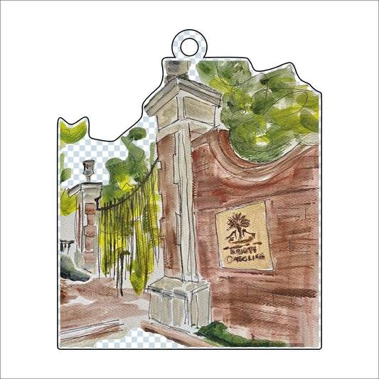 CAA-018 USC Ornament | 0.25in. Acrylic Ornament