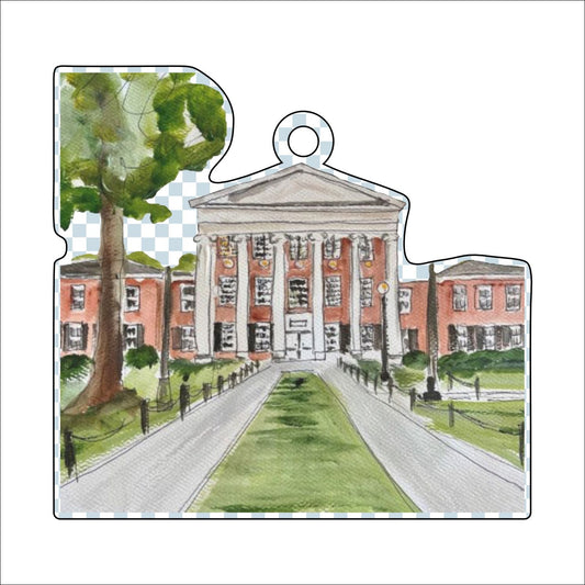 CAA-027 Ole Miss Ornament | 0.25in. Acrylic Ornament
