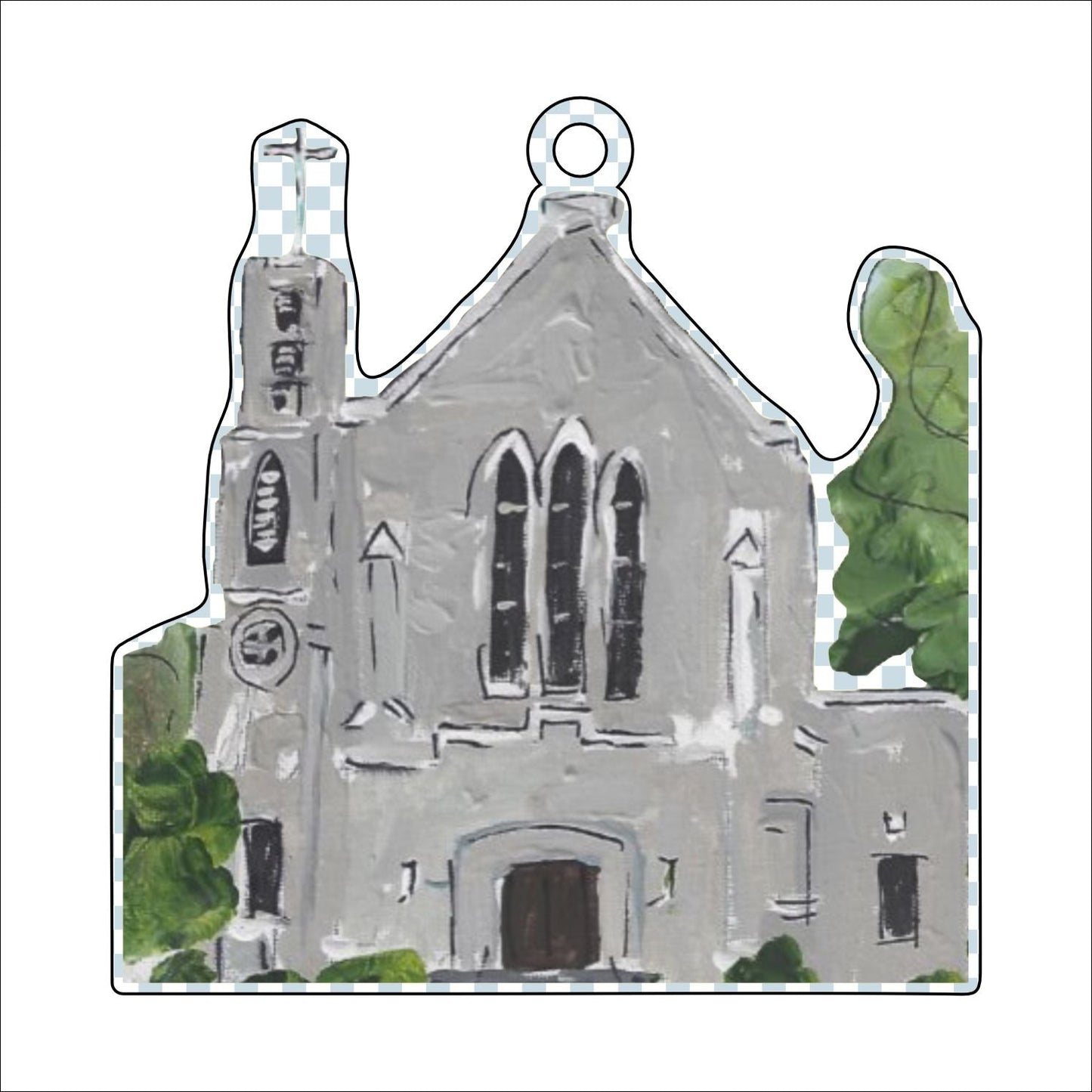 CAA-031 St. Joseph's Catholic Ornament | 0.25in. Acrylic Ornament