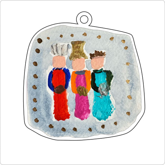CAA-055  Three Wise Men Ornament | 0.25in. Acrylic