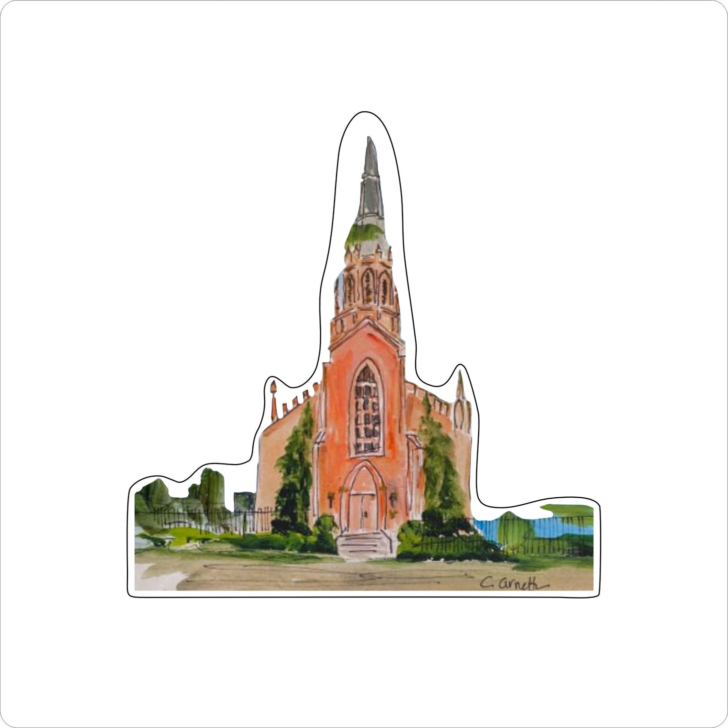 CAA-068 First Presbyterian | 0.75in. Acrylic