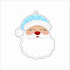 CAR-007 Blue Santa Ornament | 0.25Acrylic Contour