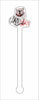 CBR-007 UGA Bulldog | 0.125in. Acrylic Drink  Stirrer | Case Bundle of 25