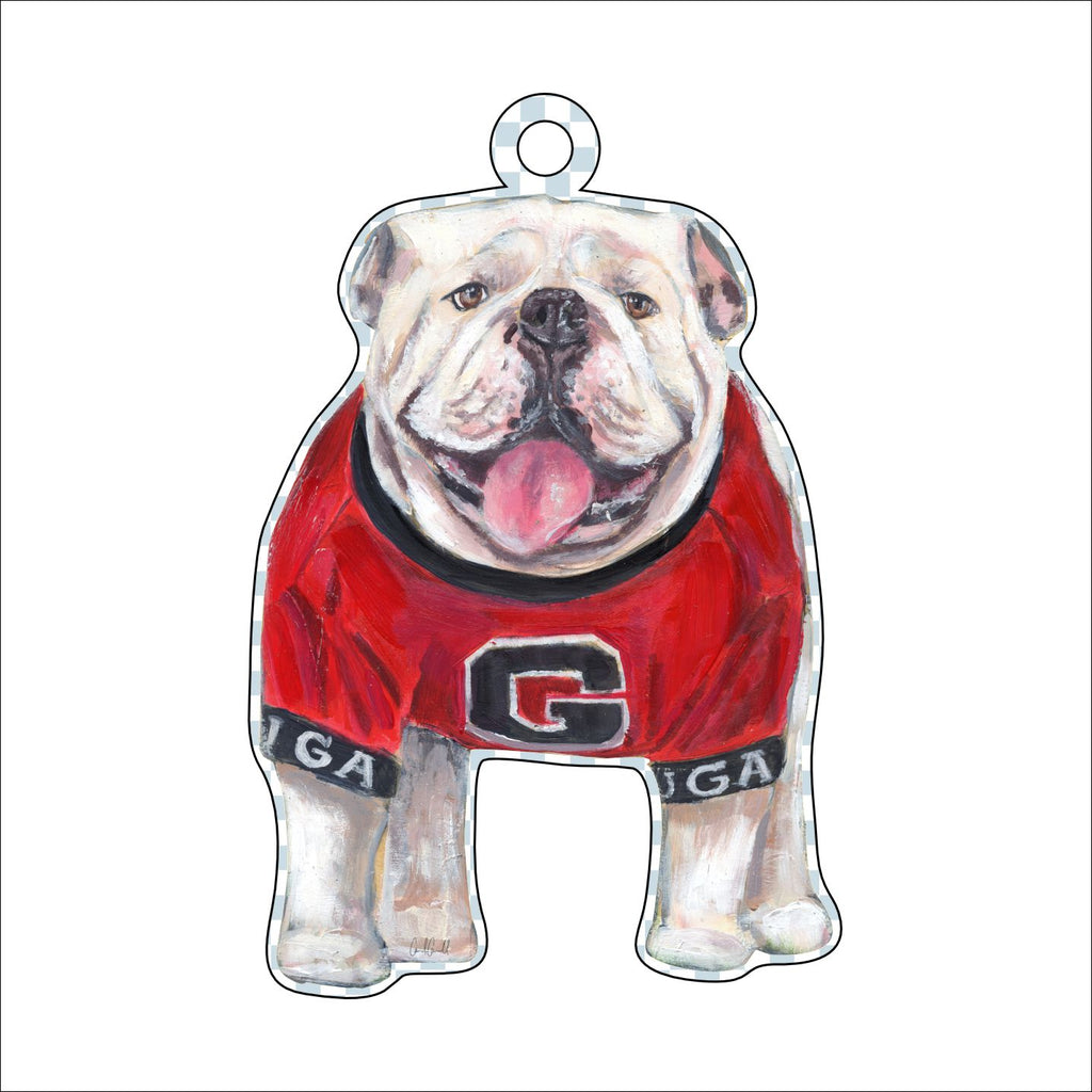 UGA Bulldog | 0.25in. Acrylic Ornament | Case (any 10+)