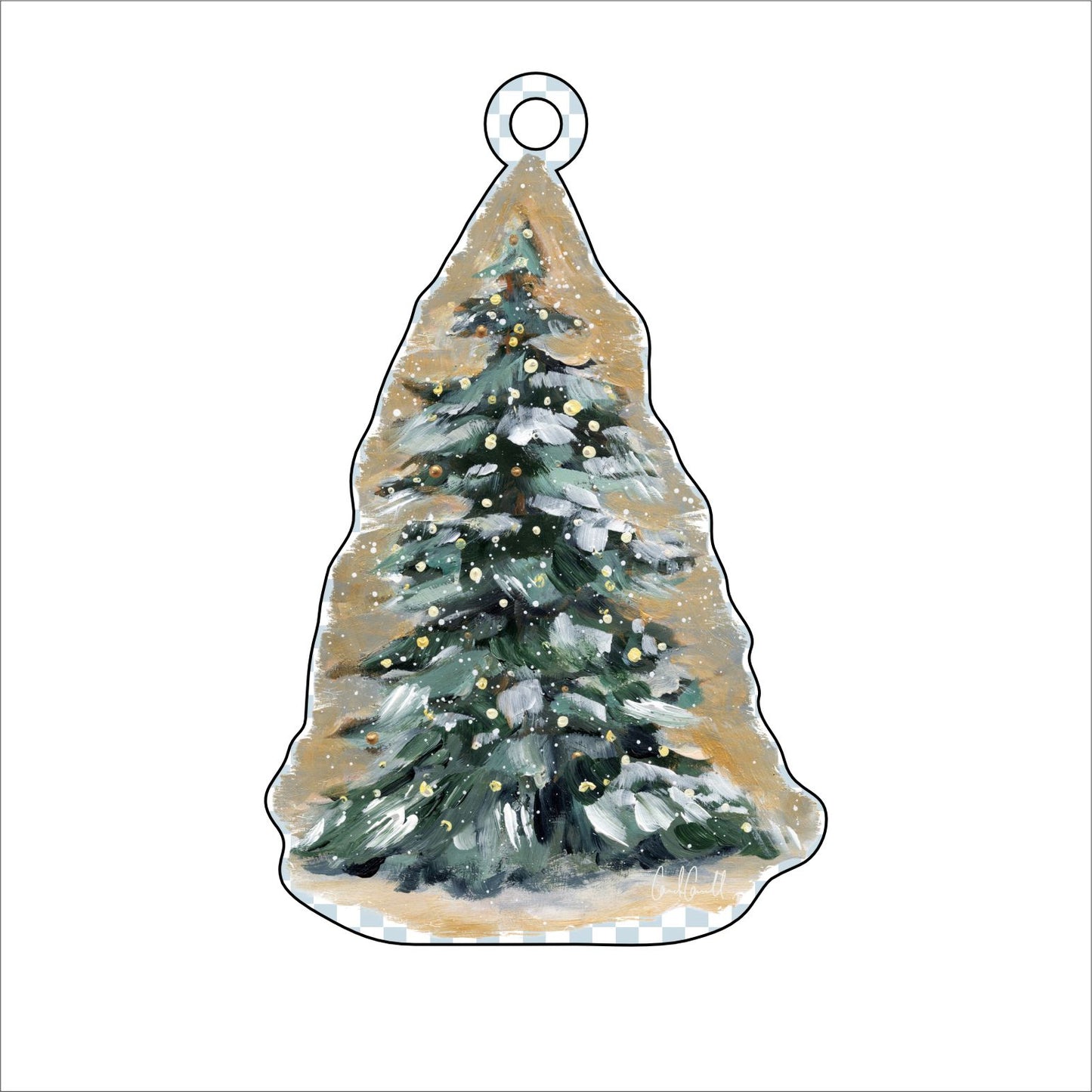 Christmas Tree Ornament | 0.25in. Acrylic Ornament | Case (any 10+)