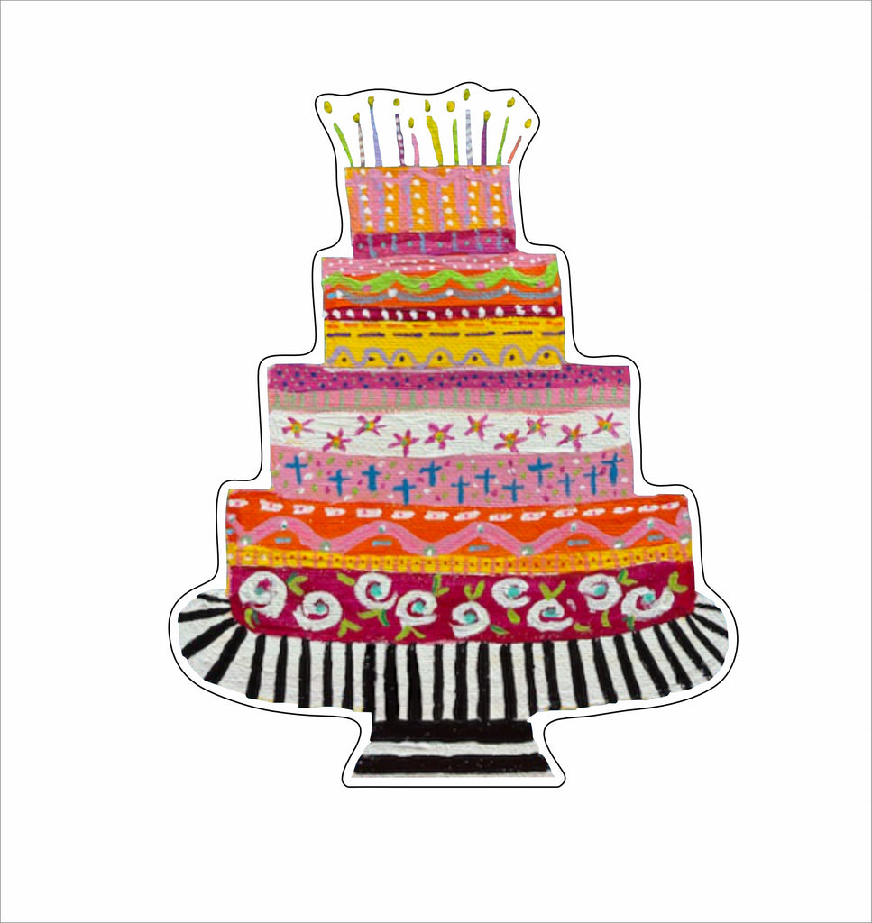 CCH-002 Birthday Cake | 0.75Acrylic Contour |