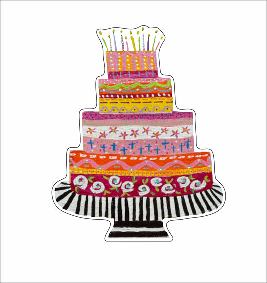 CCH-002 Birthday Cake | 0.75Acrylic Contour |