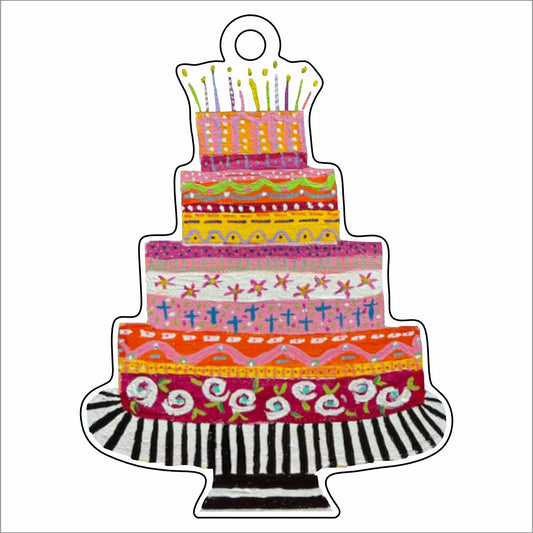 CCH-004 Birthday Cake Ornament | 0.25Acrylic Ornament |
