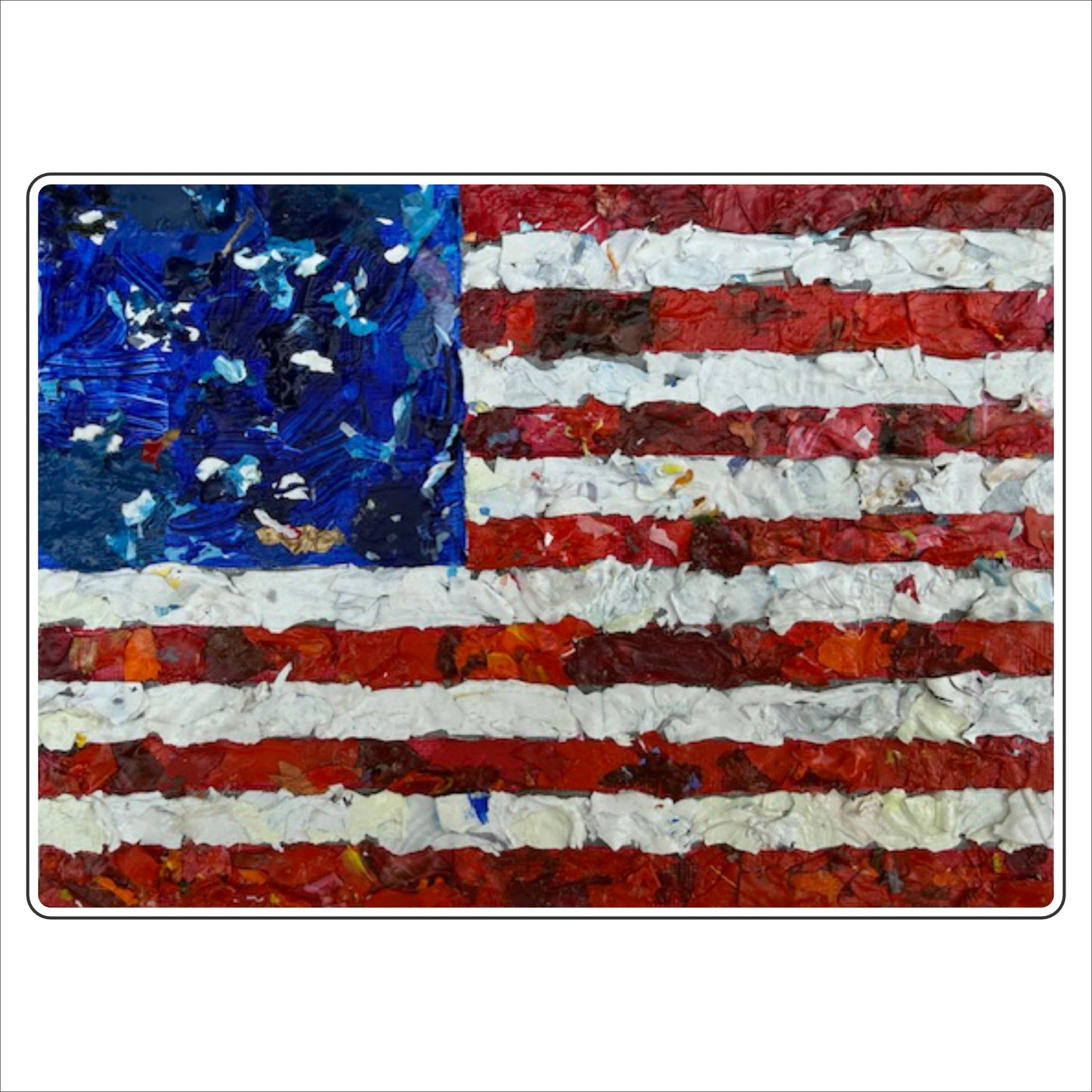 CCH-005 Flag | 0.75Acrylic Contour