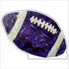 CCH-008 Purple Football | 0.75Acrylic Contour