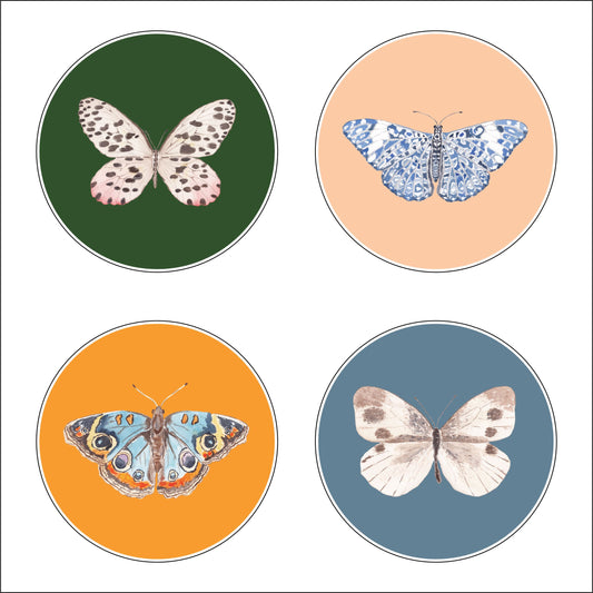CCRT-003 Autumn Coaster | 0.50in. Acrylic Coaster (no cork) | (Pack of 4)