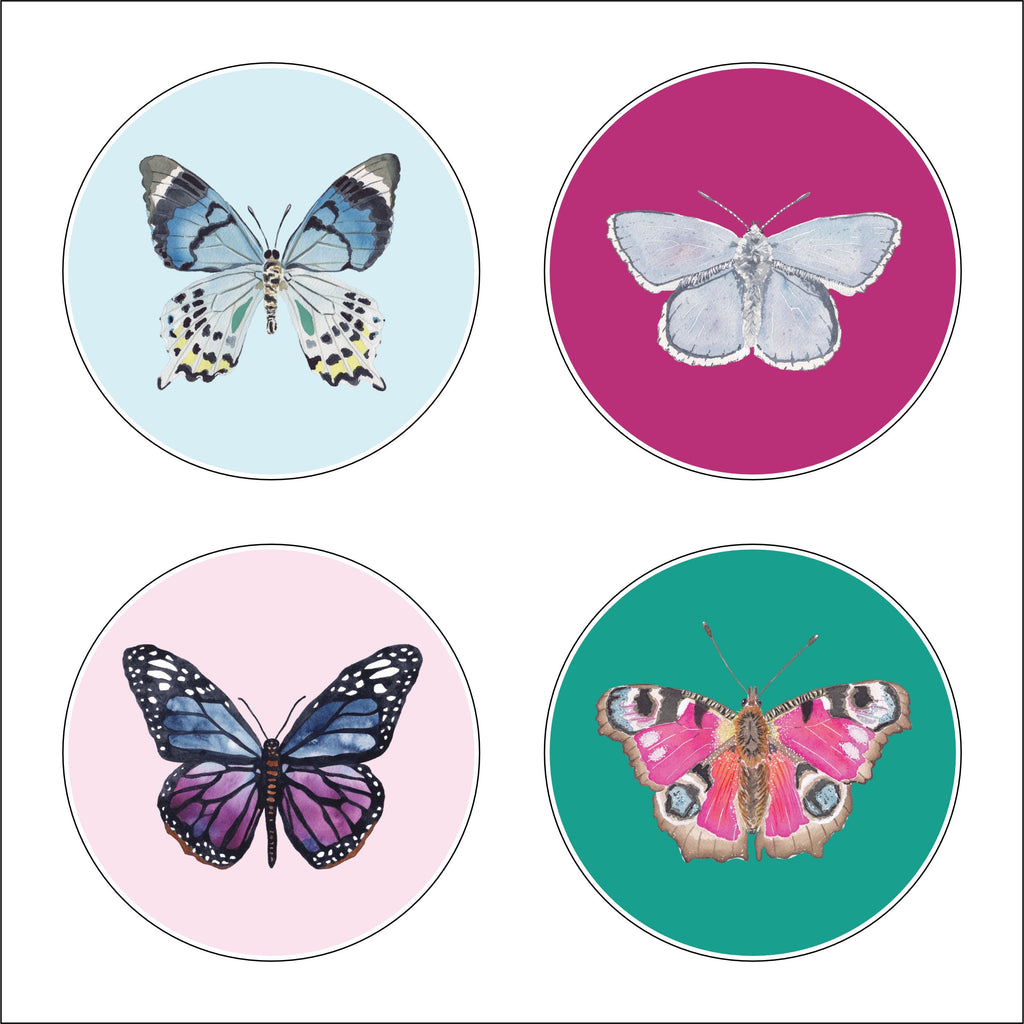 CCRT-004 Winter Coaster | 0.50in. Acrylic Coaster (no cork) | (Pack of 4)