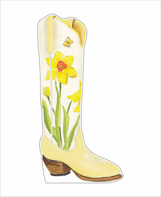 CCRT-069 Daffodil Boot | 0.75in. Acrylic Contour | Case Bundle of 25